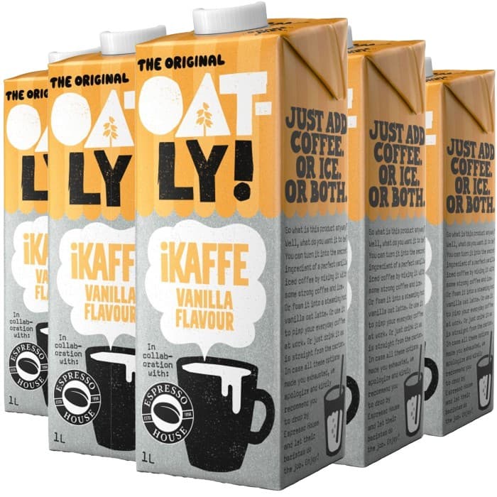 Oatly Vanilla iKaffe Havredryck 6x1L – från Oatly – 155 kr – hos Delitea