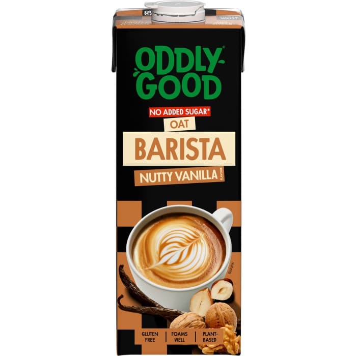 Oddlygood Barista Nutty Vanilla Havredryck 1L – från Oddlygood – 27 kr – hos Delitea