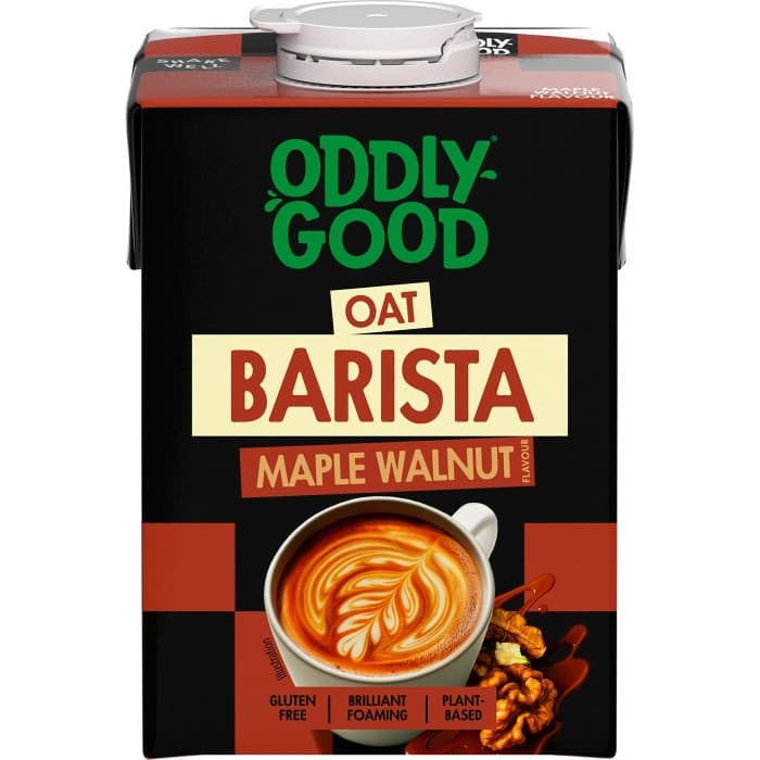 Oddlygood Lönnsirap & Valnöt Havredryck Glutenfri 500g – från Oddlygood – 18 kr – hos Delitea