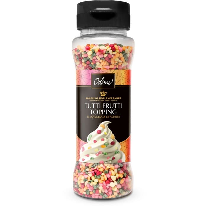 Odense Topping Tutti Frutti 130g från Odense - köp hos Delitea
