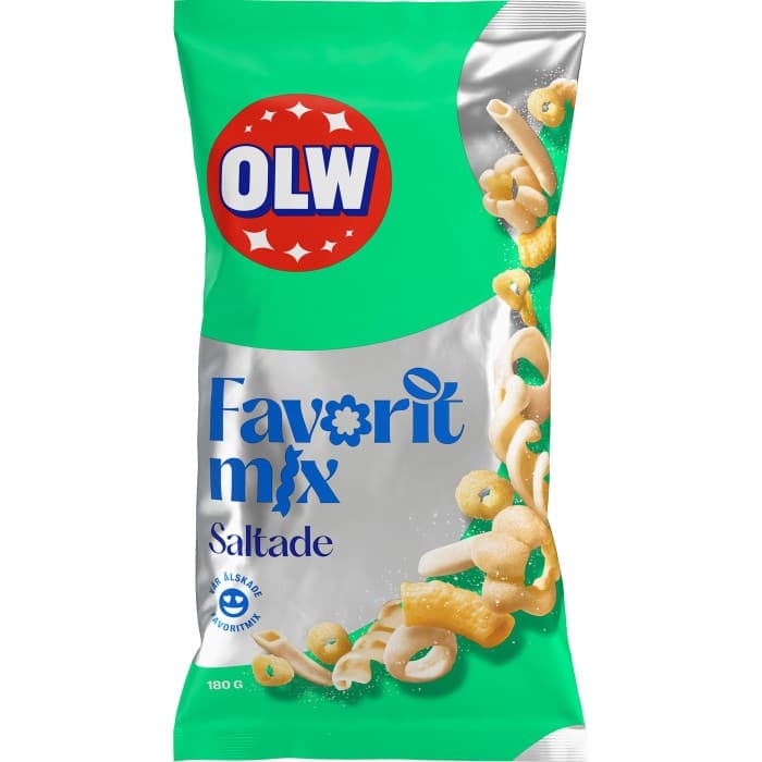 OLW Snacks Favoritmix Saltade 180g från OLW – köp hos Delitea
