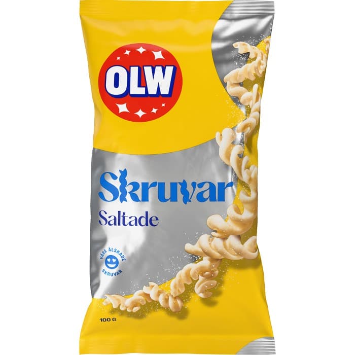 OLW Saltade Skruvar 100g från OLW – köp hos Delitea