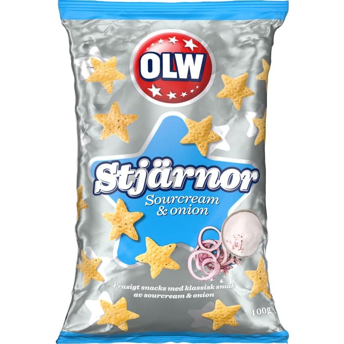 OLW Snacks Stjärnor 100g från OLW – köp hos Delitea