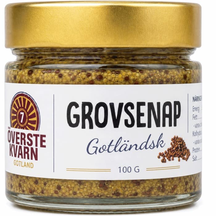 Överstekvarn Gotländsk Grovsenap 100g – från Överstekvarn – 45 kr – hos Delitea