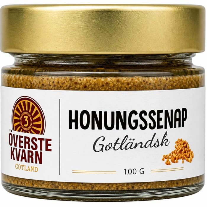 Överstekvarn Gotländsk Honungssenap 100g – från Överstekvarn – 45 kr – hos Delitea