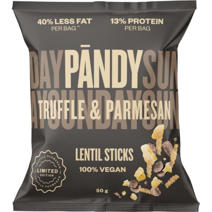 Pändy Lentil Sticks Truffle & Parmesan 50g från PÄNDY – köp hos Delitea