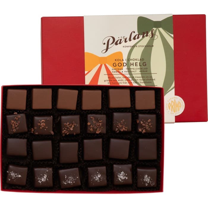 Pärlans Konfektyr Kola i Choklad God Helg 24 bitar