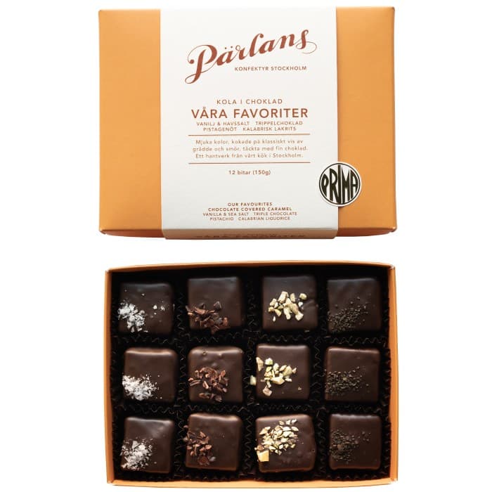 Pärlans Konfektyr Kola i Choklad Våra Favoriter 150g