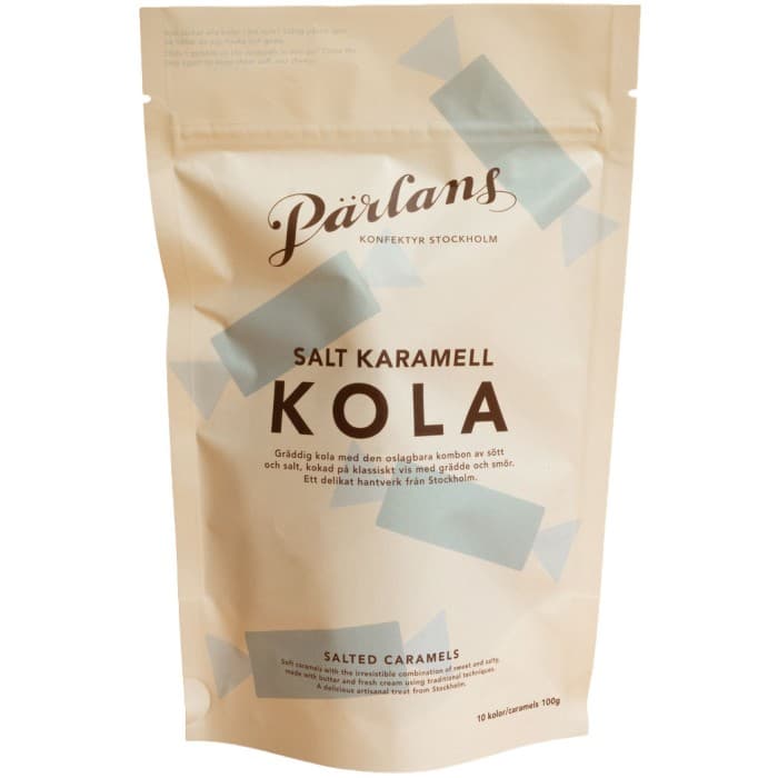 Pärlans Konfektyr Kolor i Påse Salt Karamell 100g