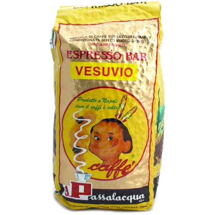 Passalacqua Kaffe Espresso Vesuvio Hela Bönor 1kg