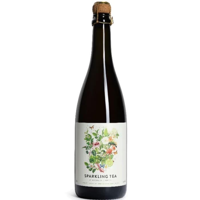 Pettersson & Munthe Sparkling Tea Grönt Te & Rabarber Flaska 750ml – från Pettersson & Munthe – 165 kr – hos Delitea