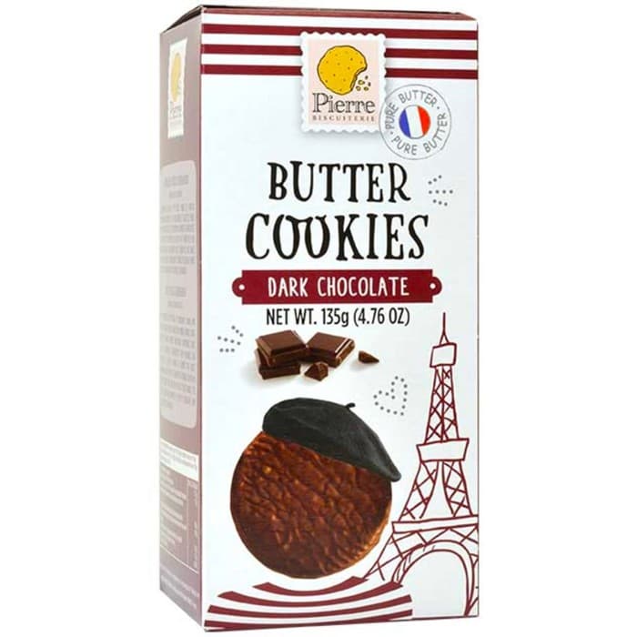Pierre Biscuiterie Dark Chocolate Coated Shortbread 135g – från Pierre Biscuiterie – 55 kr – hos Delitea