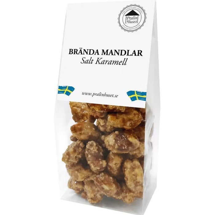 Pralinhuset Brända Mandlar Salt Karamell 100g från Pralinhuset – köp hos Delitea