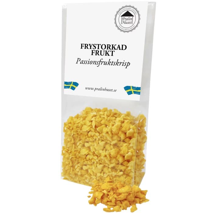 Pralinhuset Frystorkad Passionsfruktskrisp 40g