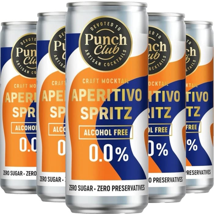 Punch Club Virgin Apertivo Spritz Sockerfri Drinkmix 24x25cl – från Punch Club – 489 kr – hos Delitea