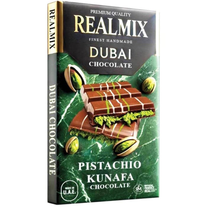 RealMix Dubai Choklad Pistage Kunafa 100g från RealMix – köp hos Delitea