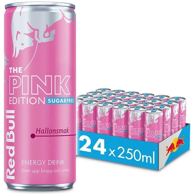 Red Bull Pink Edition Sockerfri Energidryck 24x25cl från Red Bull – köp hos Delitea
