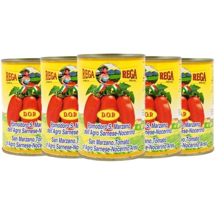 Rega Pelati Pomodoro San Marzano DOP Hela Skalade Tomater 24x400g – från Rega – 709 kr – hos Delitea