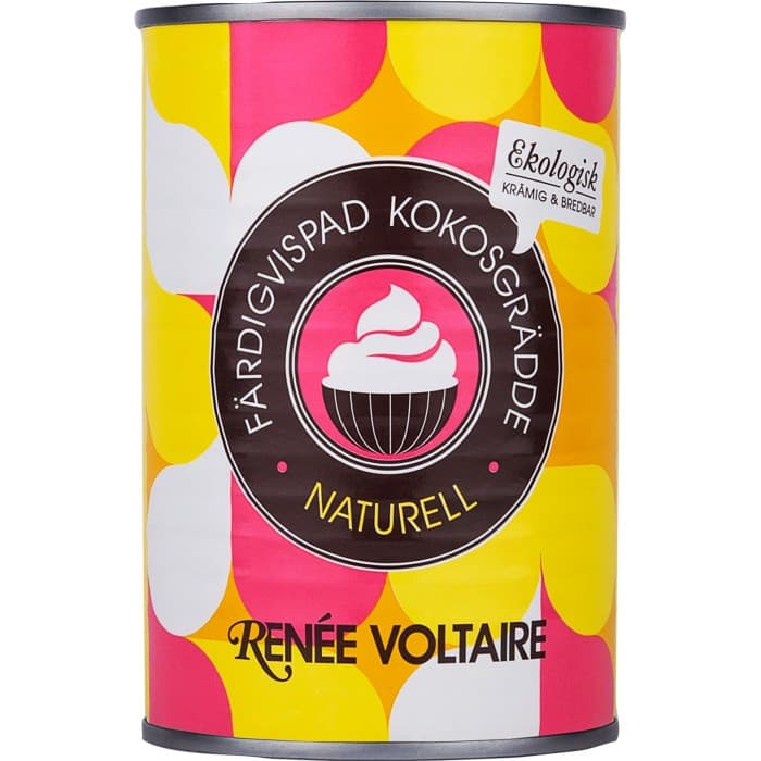 Renée Voltaire Färdigvispad Kokosgrädde Neutral Eko 400ml från Renée Voltaire – köp hos Delitea