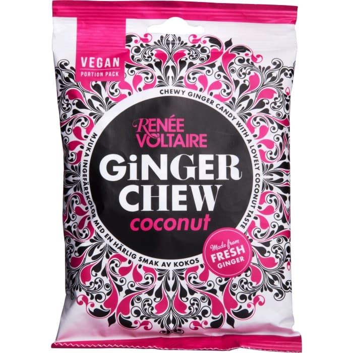 Renée Voltaire Ginger Chews Kokosnöt 120g