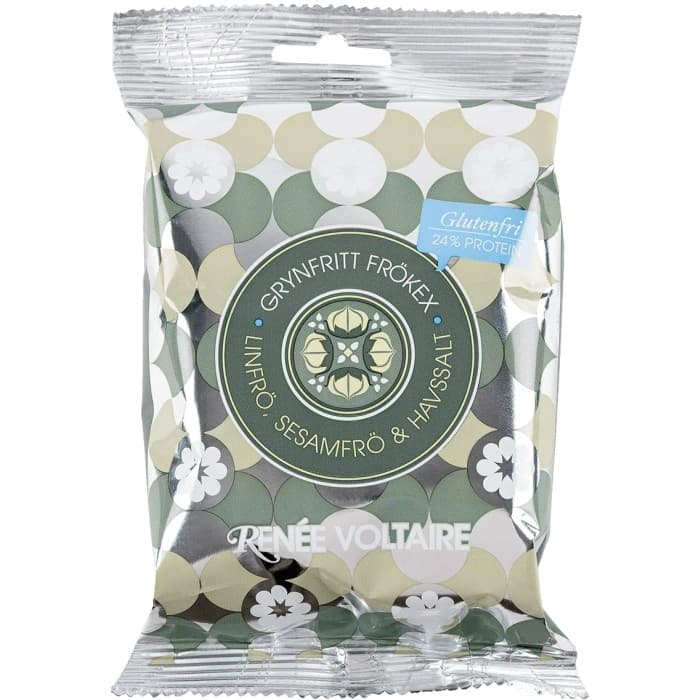 Renée Voltaire Grynfritt Frökex Linfrö, Sesamfrö & Havssalt 70g