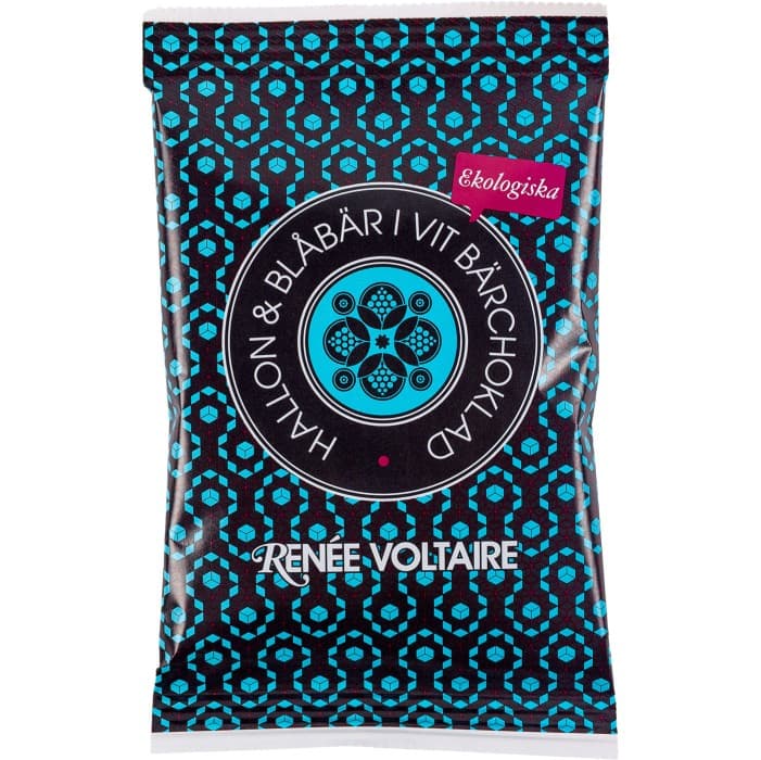 Renée Voltaire Hallon & Blåbär i Vit Bärchoklad 45g från Renée Voltaire – köp hos Delitea