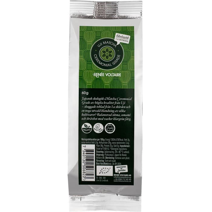 Renée Voltaire Matcha Ceremonial Grade A Eko Refill 60g