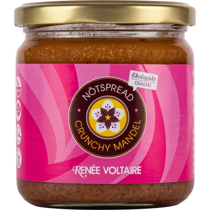 Renée Voltaire Nötspread Crunchy Mandel Eko 330g