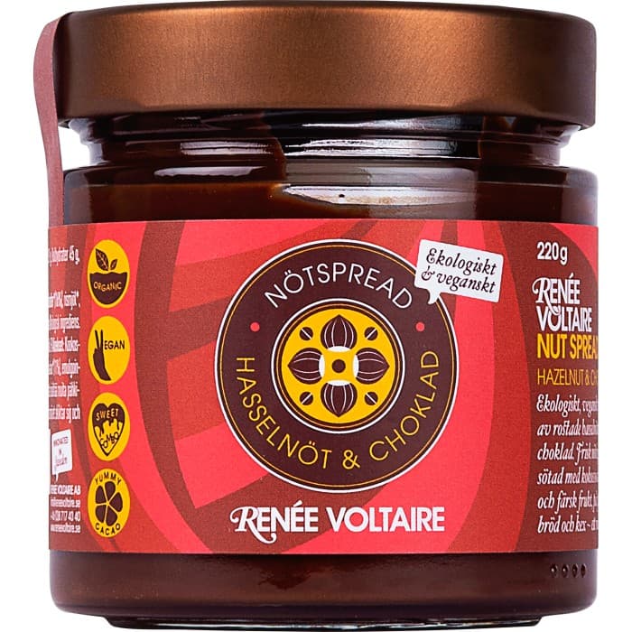 Renée Voltaire Nötspread Hasselnöt & Choklad Eko 220g