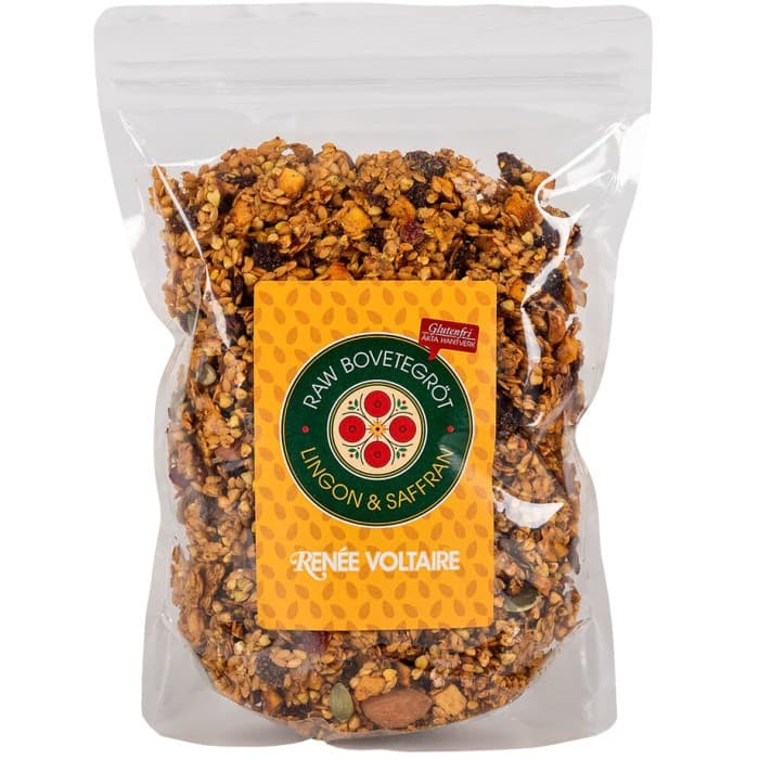 Renée Voltaire Raw Bovetegröt med Lingon & Saffran 300g