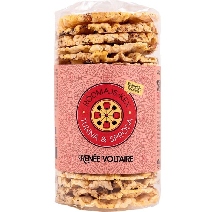 Renée Voltaire Rödmajs-kex Tunna & Spröda 150g