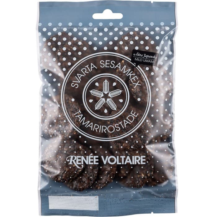 Renée Voltaire Svarta Sesamkex Tamarirostade 75g