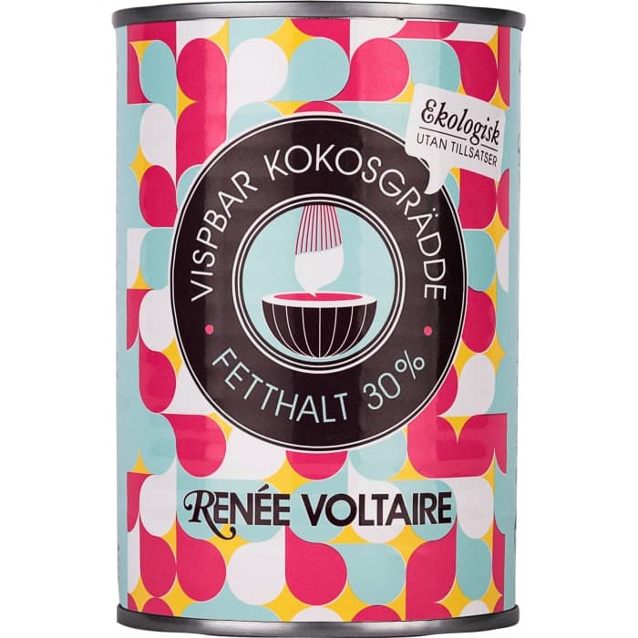Renée Voltaire Vispbar Kokosgrädde Fetthalt 30% Eko 400ml från Renée Voltaire – köp hos Delitea