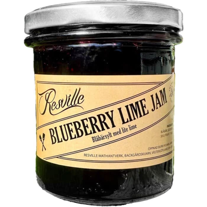 Resville Blueberry Lime Jam 390g