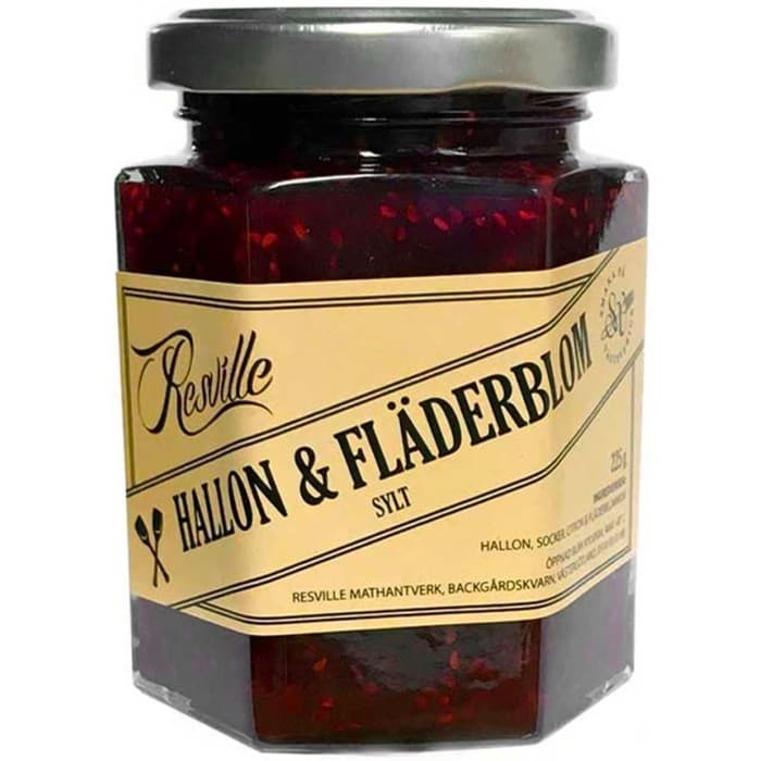 Resville Hallon & Fläderblom 225g