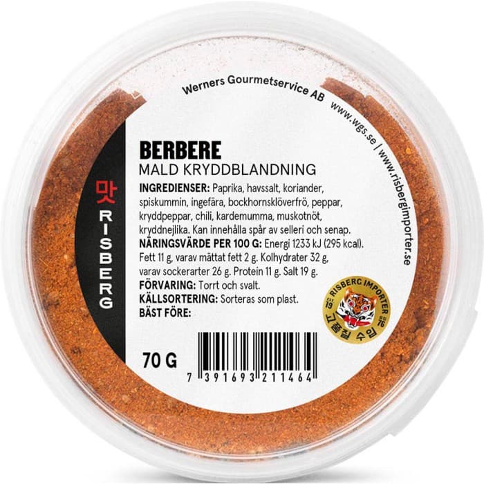 Risberg Berbere Kryddblandning 70g - från Risberg - 33 kr - hos Delitea