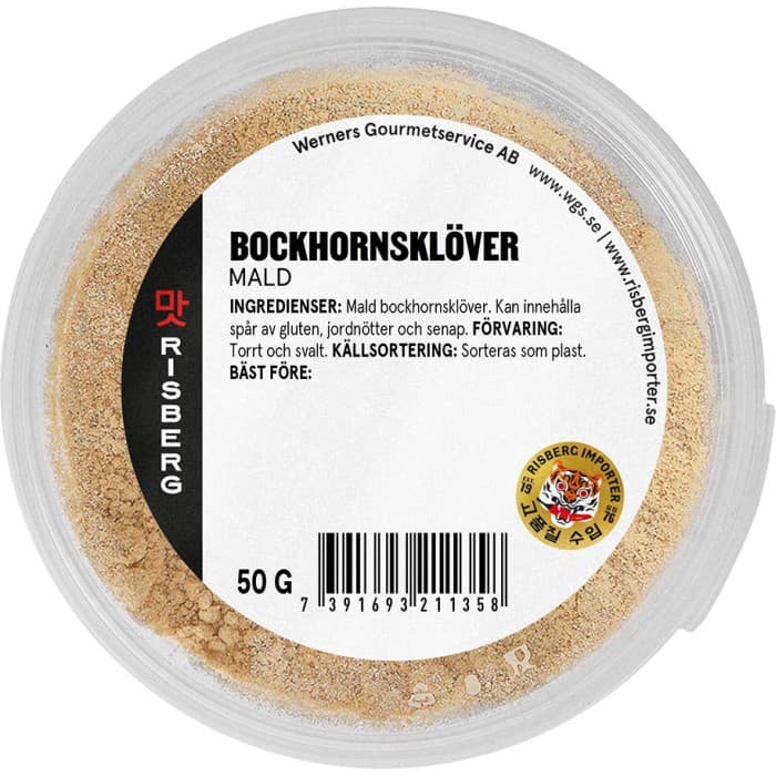 Risberg Bockhornsklöver Mald 50g - från Risberg - 21 kr - hos Delitea