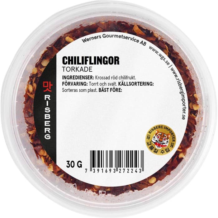 Risberg Chiliflakes Krossade Flakes 30g - från Risberg - 19 kr - hos Delitea
