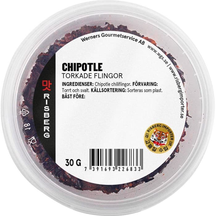 Risberg Chipotle Chili Torkade Flingor 30g - från Risberg - 27 kr - hos Delitea