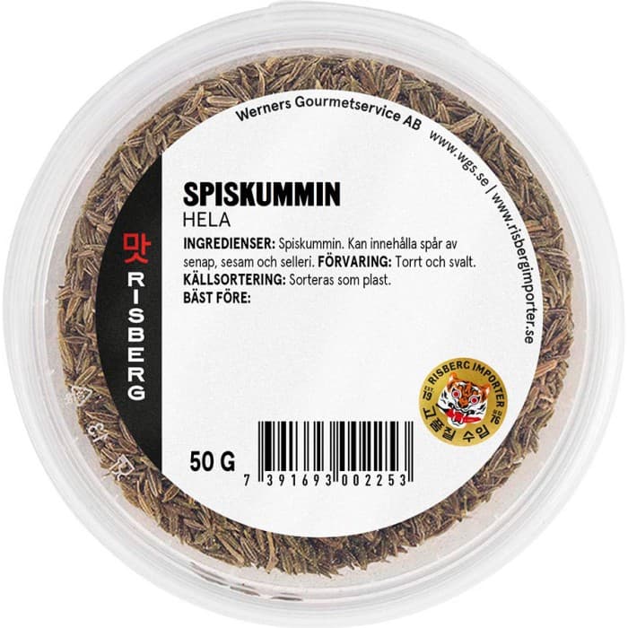 Risberg Spiskummin Hela 50g - från Risberg - 27 kr - hos Delitea