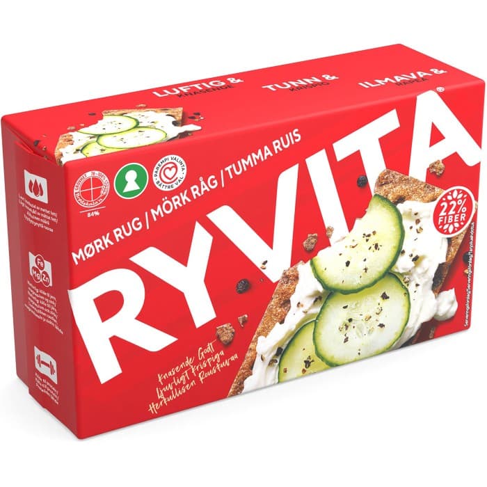 Ryvita Knäckebröd Dark Rye 250g från Ryvita - köp hos Delitea