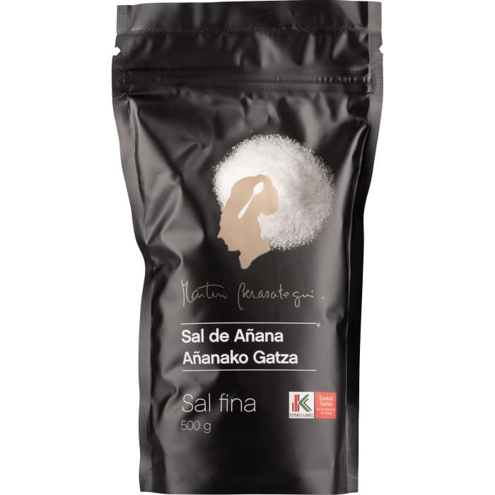 Sal de Añana Martin Berasategui Finkornigt Salt 500g – från Sal de Añana – 79 kr – hos Delitea