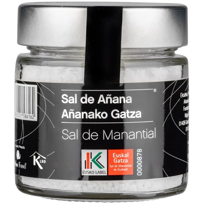 Sal de Añana Mineralsalt Glasburk 200g – från Sal de Añana – 135 kr – hos Delitea