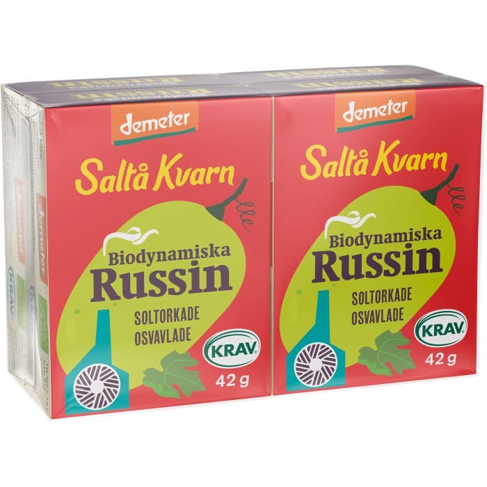 Saltå Kvarn Russin 4x42g från Saltå Kvarn – köp hos Delitea