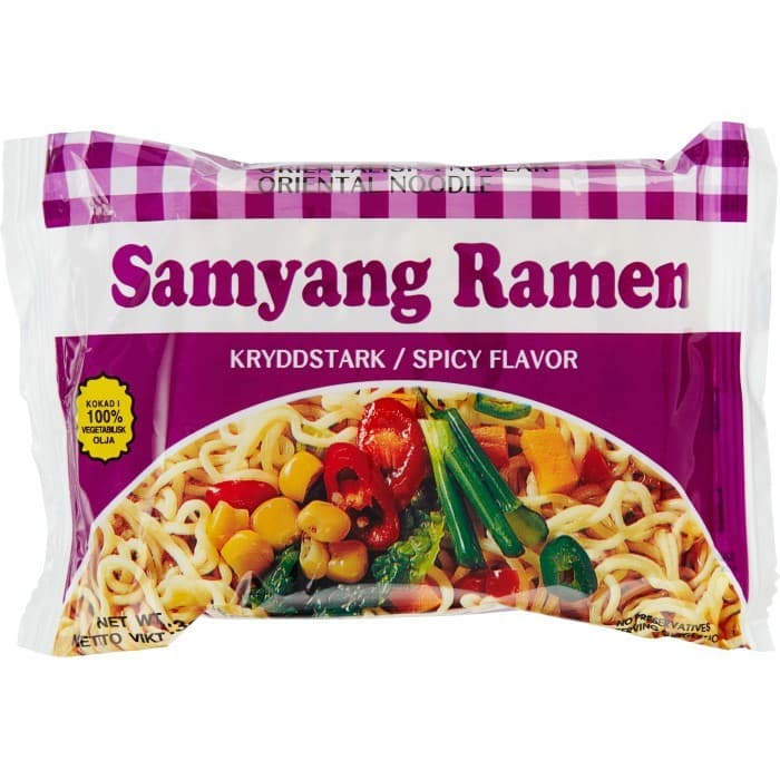 Samyang Ramen Snabbnudlar Kryddstark 85g