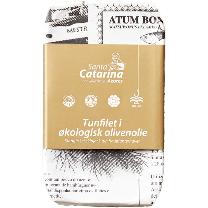 Santa Catarina Tonfiskfilé i Ekologisk Olivolja 120g – från Santa Catarina – 69 kr – hos Delitea