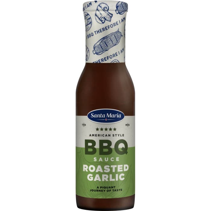 Santa Maria BBQ Sauce Roasted Garlic 335g