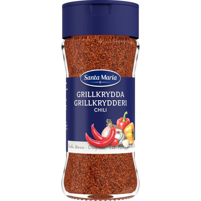 Santa Maria Grillkrydda Chili 84g – från Santa Maria – 25 kr – hos Delitea