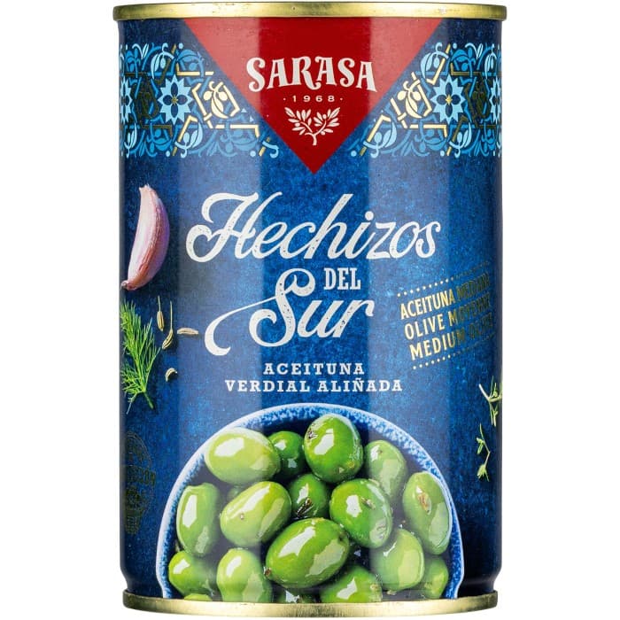 Sarasa Hechizos del Sur Verdialoliver med Kärna 300g – från Sarasa – 35 kr – hos Delitea