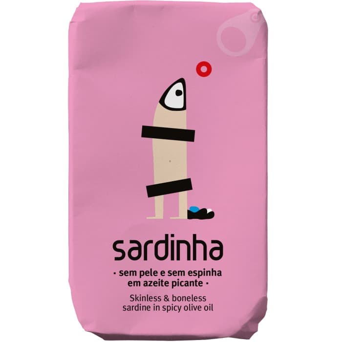 Sardinha Sardiner i Kryddig Olivolja Utan Skinn & Ben 154g – från Sardinha – 73 kr – hos Delitea